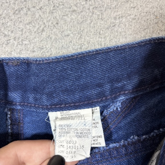 Rockies High Rise Dark Blue Jeans - Picture 3 of 11